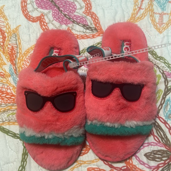 UGG Shoes Ugg Fluff Yeah Watermelon Stuffie Slides Poshmark